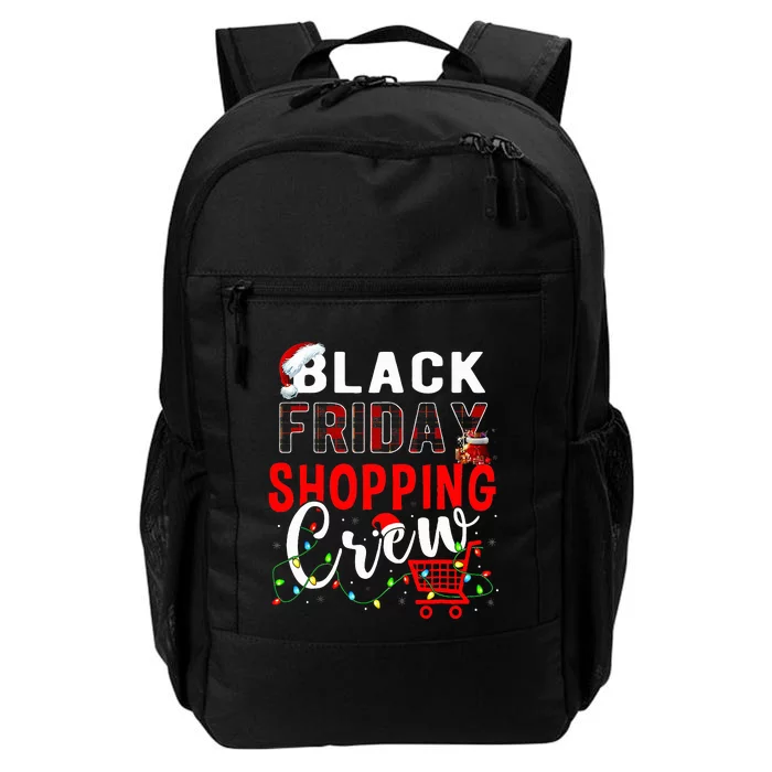 Friday Shopping Crew Xmas Lights Black Shopping Family Daily Commute Backpack