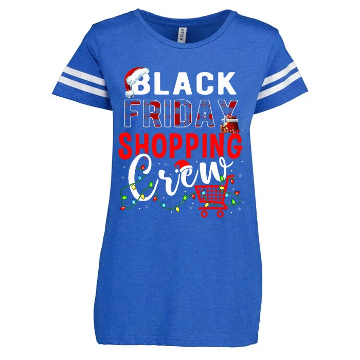 Friday Shopping Crew Xmas Lights Black Shopping Family Enza Ladies Jersey Football T-Shirt