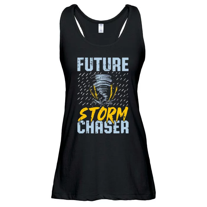 Future Storm Chaser Funny Meteorologist Storm Hunter Ladies Essential Flowy Tank