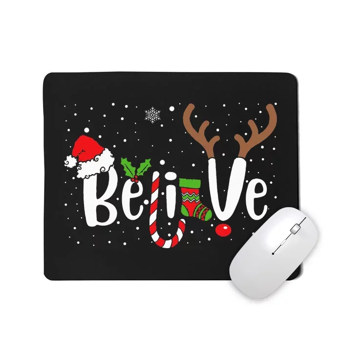 Festive Santa Claus Holiday Pajama Set Mousepad