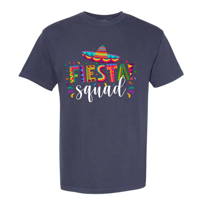 Fiesta Squad Cinco De Mayo Party Garment-Dyed Heavyweight T-Shirt