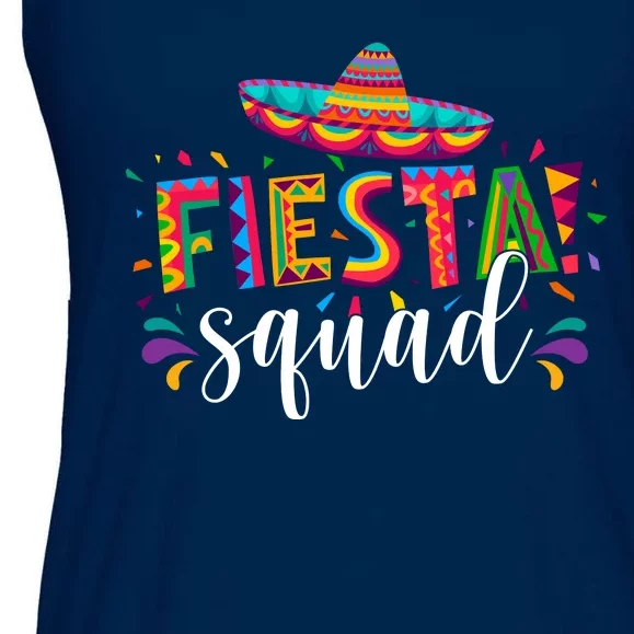 Fiesta Squad Cinco De Mayo Party Ladies Essential Flowy Tank