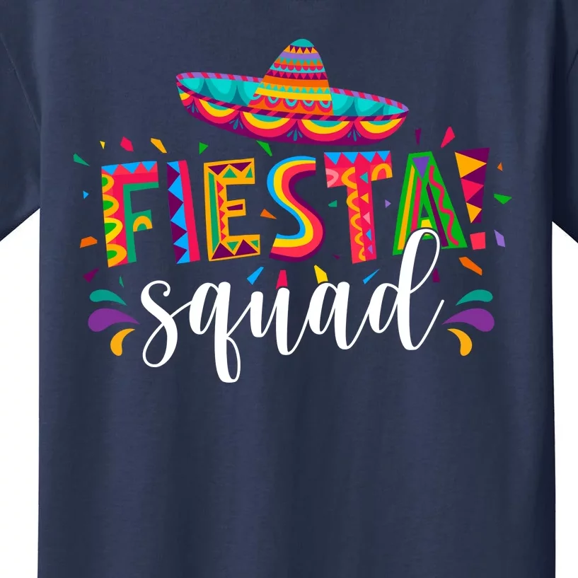 Fiesta Squad Cinco De Mayo Party Kids T-Shirt