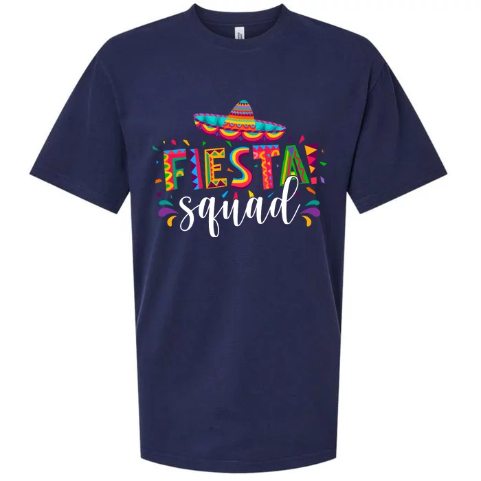 Fiesta Squad Cinco De Mayo Party Sueded Cloud Jersey T-Shirt