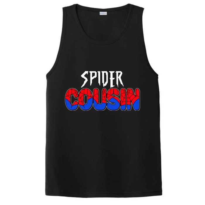 Funny Spider Cousin Matching Family Shirts Performance Tank