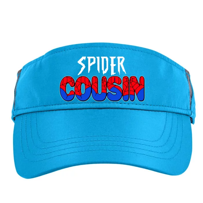 Funny Spider Cousin Matching Family Shirts Adult Drive Performance Visor