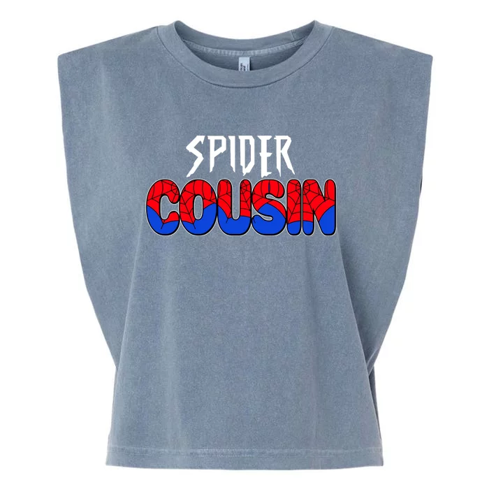 Funny Spider Cousin Matching Family Shirts Garment-Dyed Women's Muscle Tee