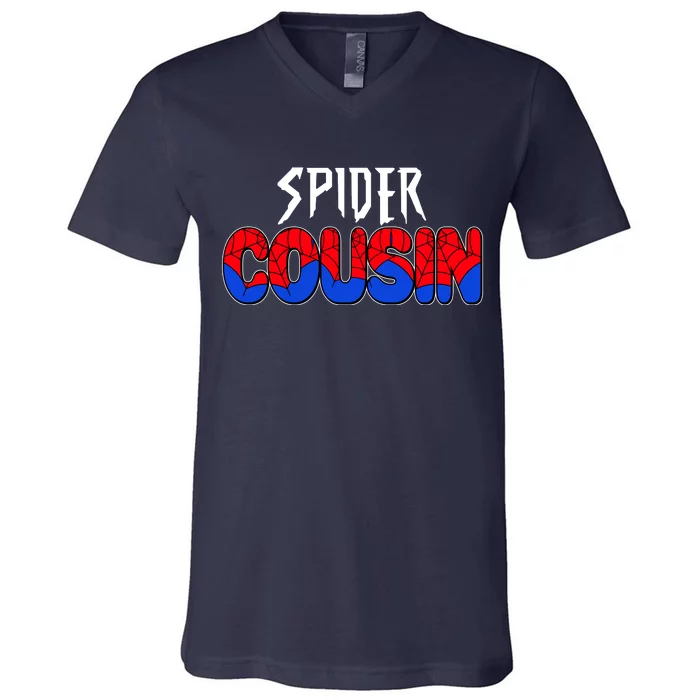 Funny Spider Cousin Matching Family Shirts V-Neck T-Shirt