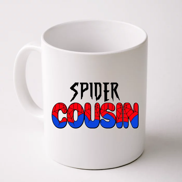 Funny Spider Cousin Matching Family Shirts Front & Back Coffee Mug