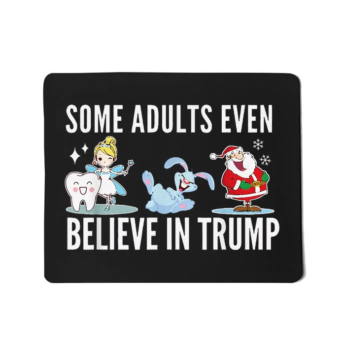 Funny Santa Clause Easter Bunny Tooth Fairy Laughing Trump Mousepad