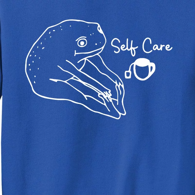 Frog Self Care Tall Sweatshirt