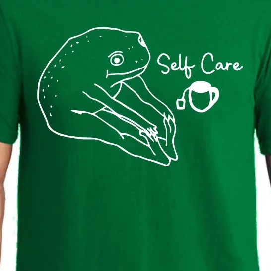 Frog Self Care Pajama Set