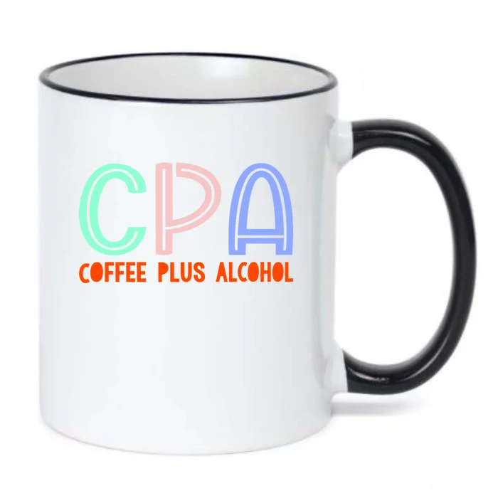 Funny Saying Cpa Finance Banking Accounting Coffee Humor Gift Black Color Changing Mug