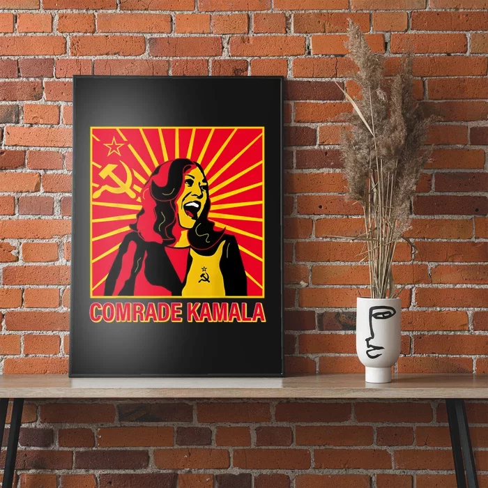 Fun Socialist Comrade Kamala Commie La Harris 2024 Kammunism Poster