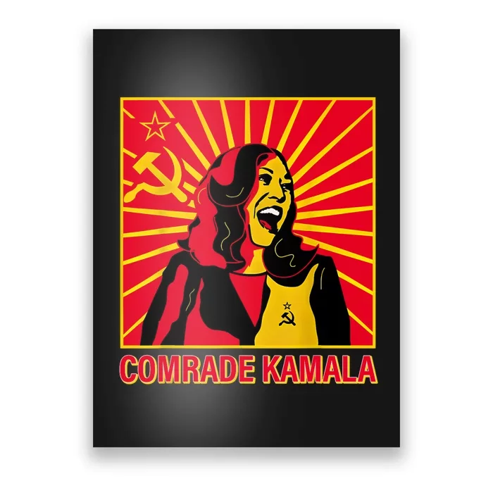 Fun Socialist Comrade Kamala Commie La Harris 2024 Kammunism Poster