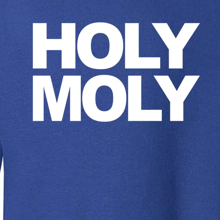 Funny Saying Cool Gift Holy Moly And Funny Gift Toddler Sweatshirt