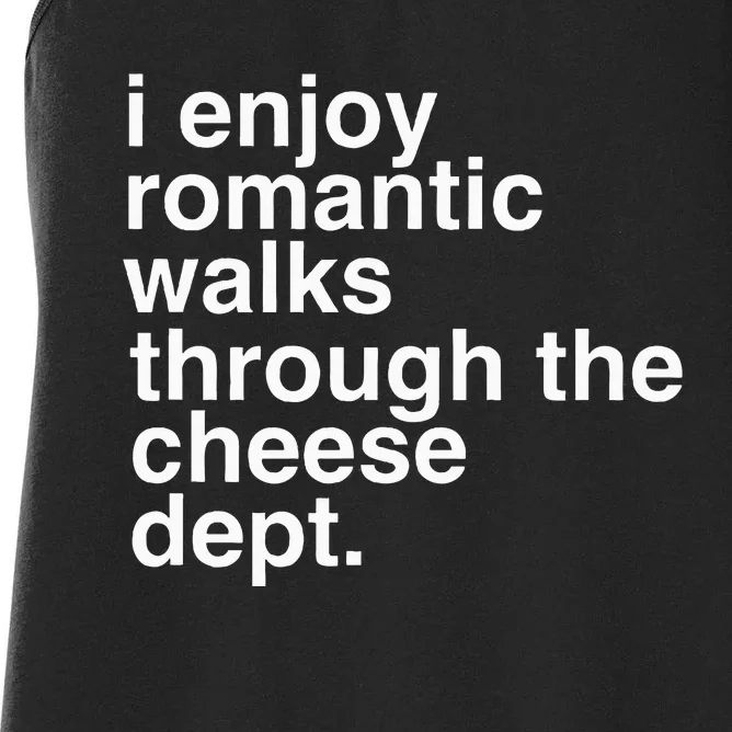 Funny Saying Cheese Charcuterie Gouda Feta Cheddar Women's Racerback Tank