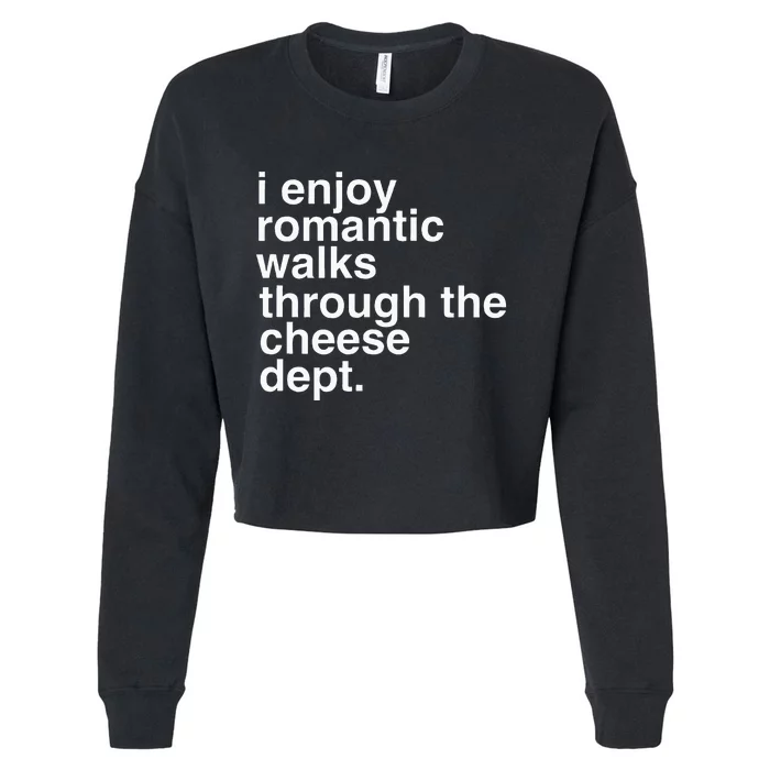 Funny Saying Cheese Charcuterie Gouda Feta Cheddar Cropped Pullover Crew