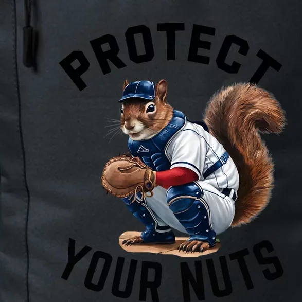 Funny Squirrel Catcher Baseball Lover Protect Your Nuts Gift Daily Commute Backpack