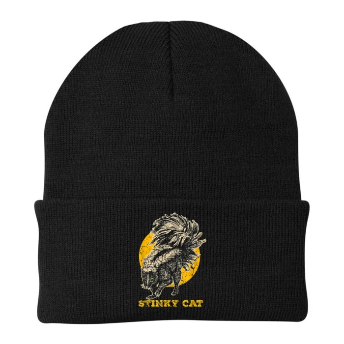 Funny Skunk Cat Knit Cap Winter Beanie