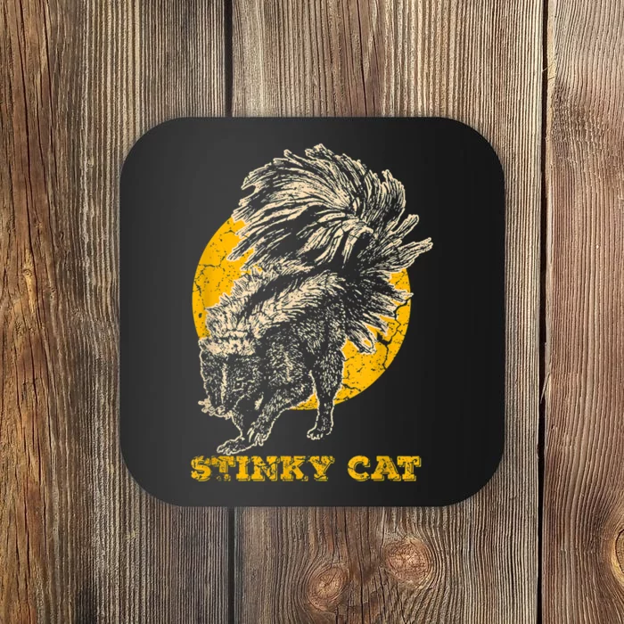 Funny Skunk Cat Coaster