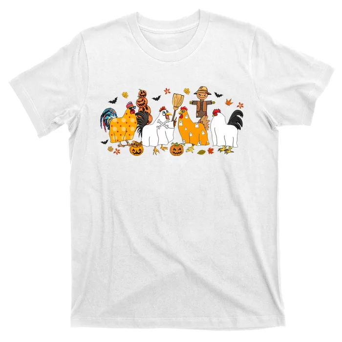 Fall Season Chicken Farmer Farm T-Shirt