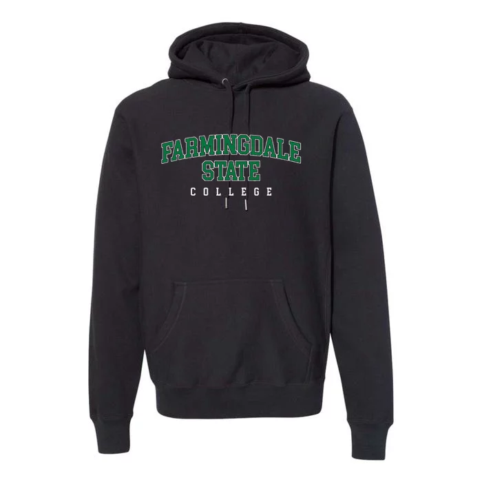 Farmingdale State College Retro Premium Hoodie