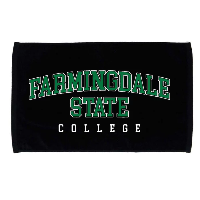 Farmingdale State College Retro Microfiber Hand Towel