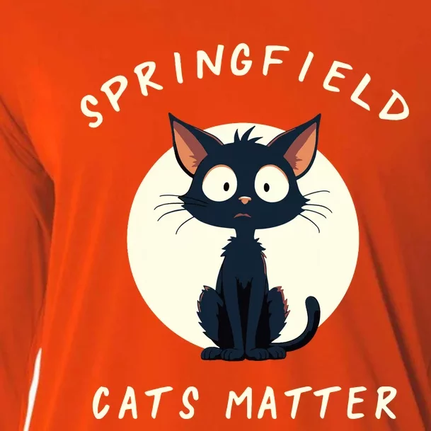 Funny Springfield Cats Matter For Cat Ladies Cooling Performance Long Sleeve Crew