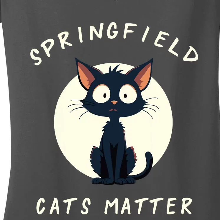 Funny Springfield Cats Matter For Cat Ladies Women's V-Neck T-Shirt