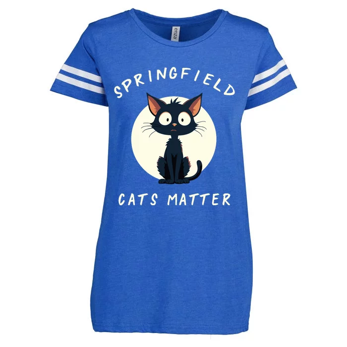 Funny Springfield Cats Matter For Cat Ladies Enza Ladies Jersey Football T-Shirt