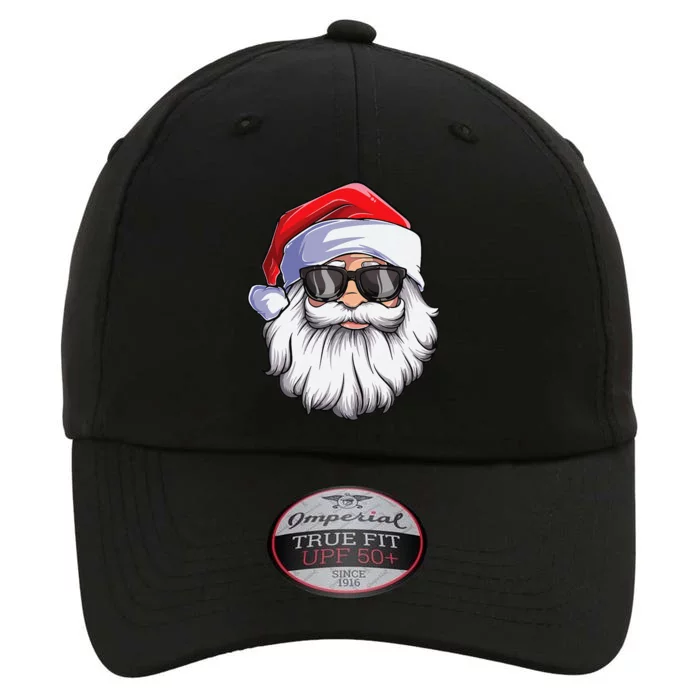 Funny Santa Claus Face Sunglasses With Hat Beard Christmas Gift The Original Performance Cap