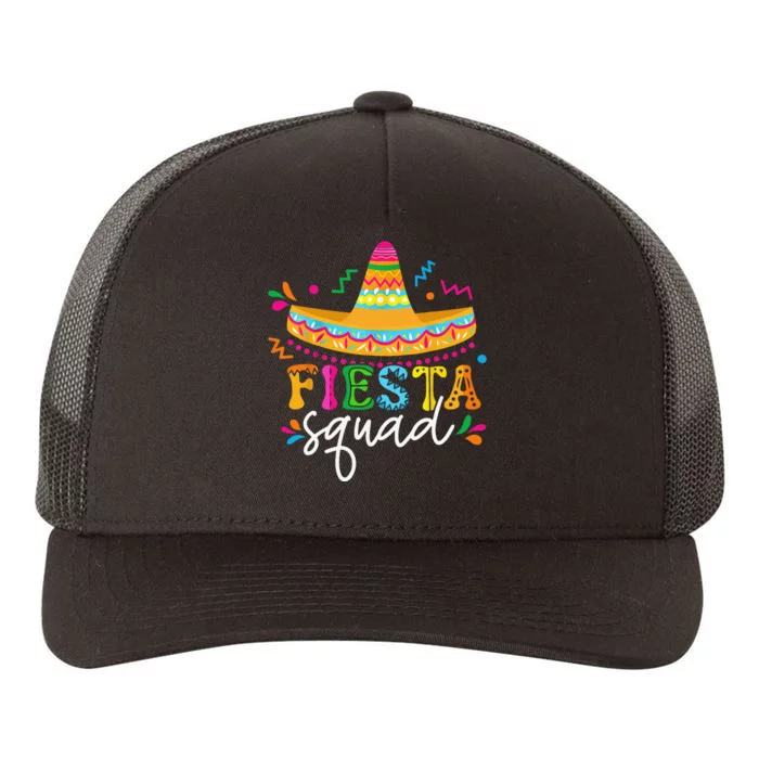 Fiesta Squad Cinco De Mayo Mexican Sombrero Group Family Yupoong Adult 5-Panel Trucker Hat