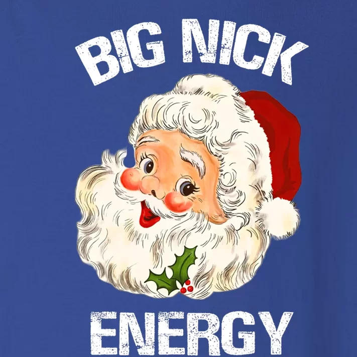 Funny Santa Christmas Big Nick Energy Gift Toddler Long Sleeve Shirt