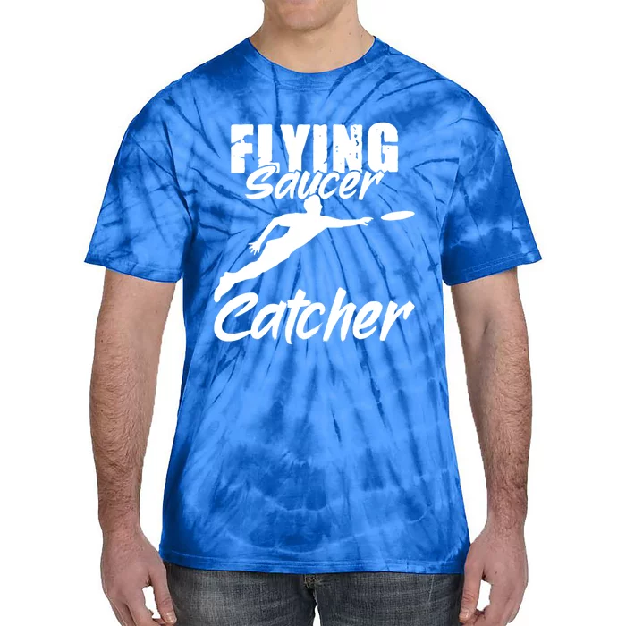 Flying Saucer Catcher Disc Golf Sport Ultimate Frisbee Cute Gift Tie-Dye T-Shirt