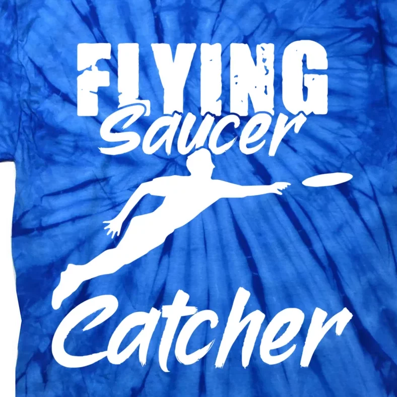 Flying Saucer Catcher Disc Golf Sport Ultimate Frisbee Cute Gift Tie-Dye T-Shirt