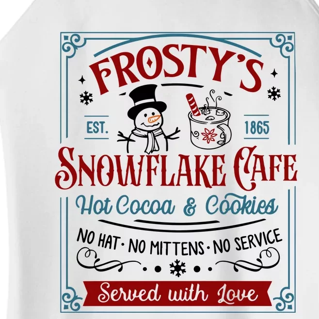 FrostyS Snowflake Coffee Christmas Vibes Women’s Perfect Tri Rocker Tank