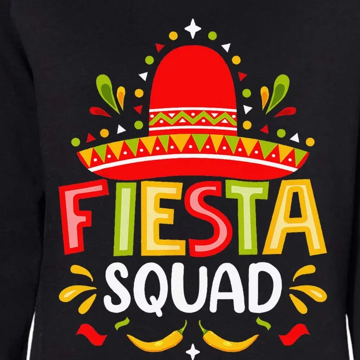 Fiesta Squad Cinco De Mayo Party Womens California Wash Sweatshirt