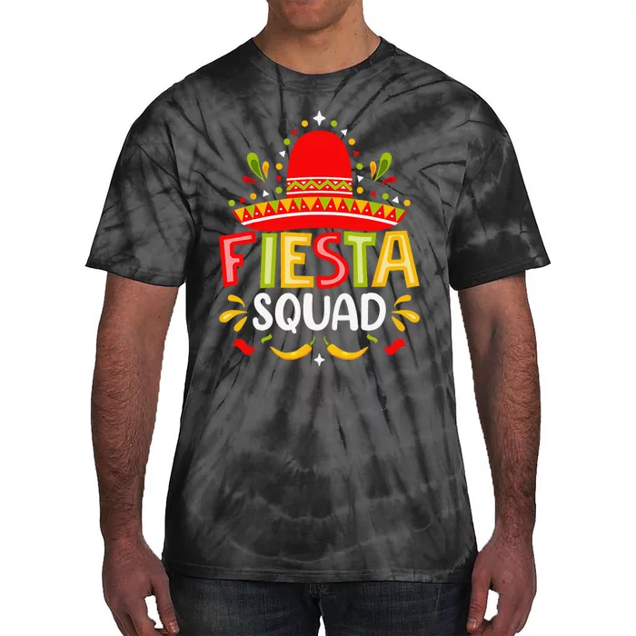 Fiesta Squad Cinco De Mayo Party Tie-Dye T-Shirt