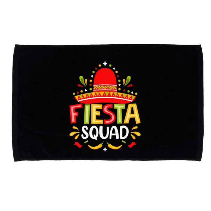 Fiesta Squad Cinco De Mayo Party Microfiber Hand Towel