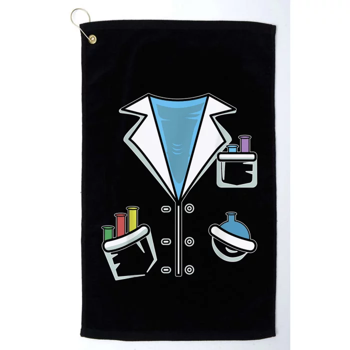 Funny Scientist Costume Chemist Science Halloween Platinum Collection Golf Towel