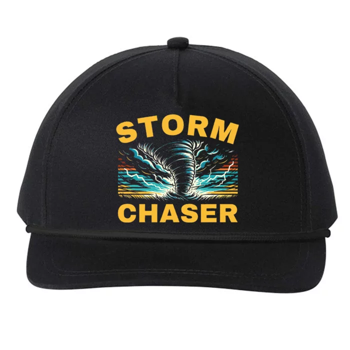 Future Storm Chaser Storm Chasing Tornado Meteorology Snapback Five-Panel Rope Hat