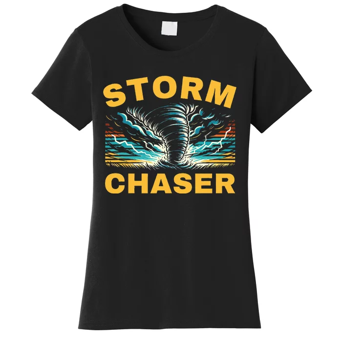 Future Storm Chaser Storm Chasing Tornado Meteorology Women's T-Shirt