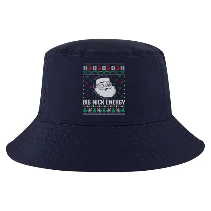 Funny Santa Claus Big Nick Energy Ugly Christmas Cute Gift Cool Comfort Performance Bucket Hat