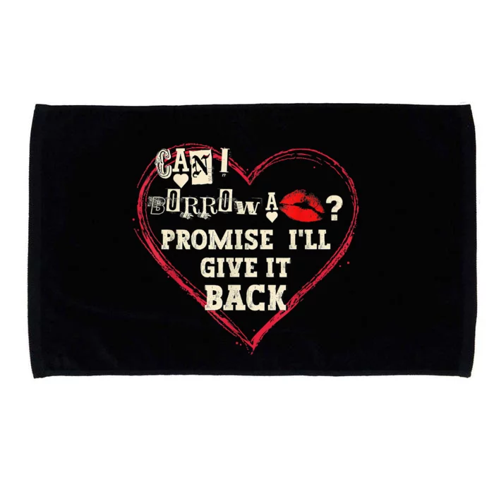 Funny Saying Cute Valentine Funny Valentines Day Gifts Can I Borrow A Microfiber Hand Towel