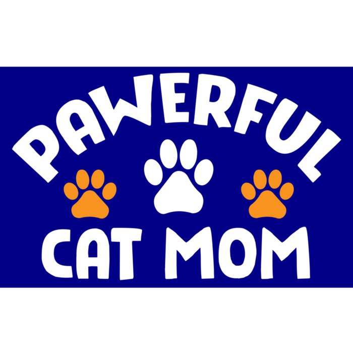 Funny Strong Cat Mom Paw Pun Inspirational Cat Owner Gift Bumper Sticker