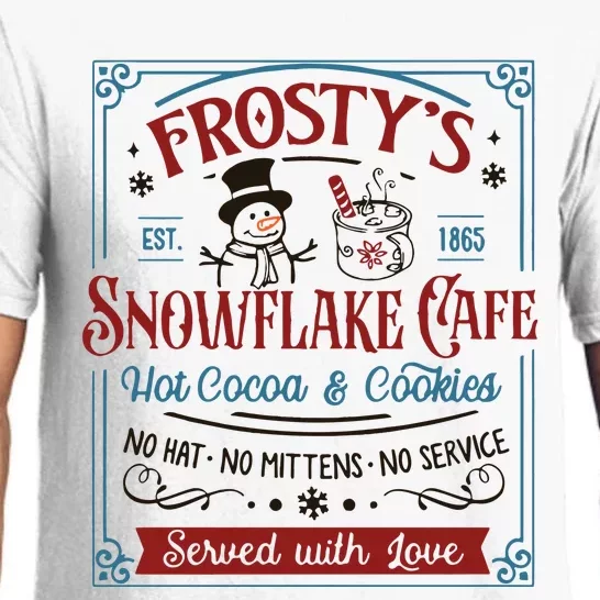 Frostys Snowflake Cafe Christmas Vibes Pajama Set