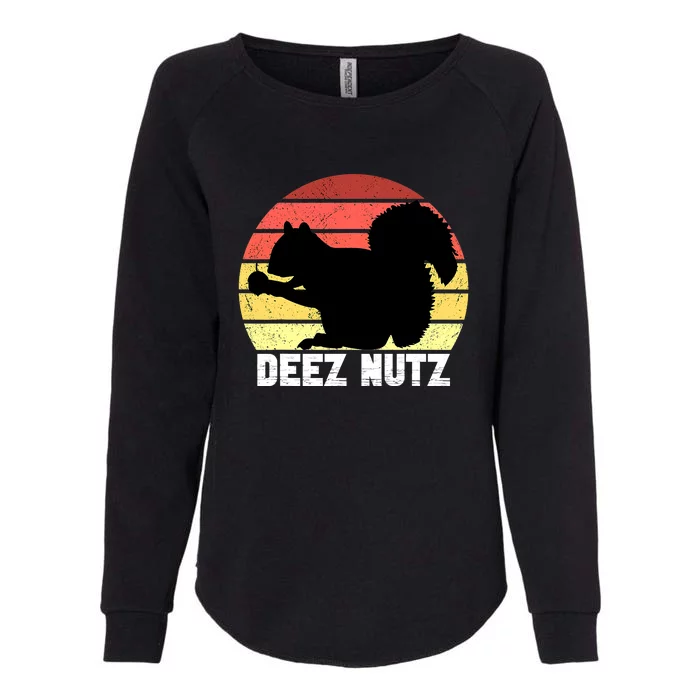 Funny Saying Deez Nutz Christmas Gopher Ugly Xmas Womens California Wash Sweatshirt