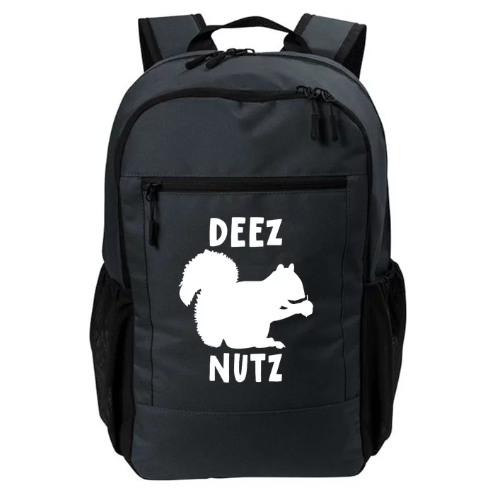 Funny Saying Deez Nutz Christmas Gopher Ugly Xmas Gift Daily Commute Backpack