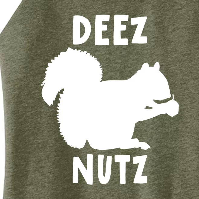 Funny Saying Deez Nutz Christmas Gopher Ugly Xmas Gift Women’s Perfect Tri Rocker Tank